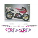 kit adhésifs Aprilia AF1 125 Futura - 1991 ADH.APR_125.AF1.1991_D019045 CLUBPARTS