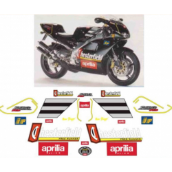Kit adhésifs Aprilia RS 250 - 1995 - Chesterfield Biaggi Replica - Liseré Jaune ADH_APR.RS250-BIAGGI-JAUNE-95 CLUBPARTS