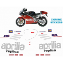 Kit adhésifs Aprilia RS 250 - 1998 - Rossi Replica ADH_APR.RS250-ROSSI/98 CLUBPARTS