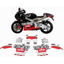 Kit adhésifs Aprilia RS 250 - 1999 - Originale Black ADH_APR.RS.250-99.ORIGIN-BLACK CLUBPARTS