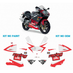 Kit adhésifs Aprilia RS 250 - Diablo Black Melandri (moto non peinte) - 2001 ADH_APR.RS250-MELANDRI/01NP CLUBPARTS
