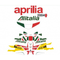 Kit adhésifs Aprilia RSV 1000 Alitalia D0167 CLUBPARTS