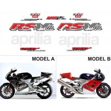 Kit adhésifs Aprilia RSV 1000 - 1998 ADH_APR.RSV1000-RSV98 CLUBPARTS