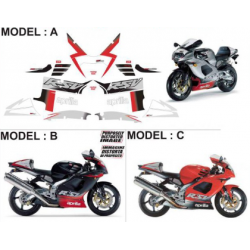 Kit adhésifs Aprilia RSV 1000 - 2002 ADH_APR.RSV1000-RSV02 CLUBPARTS