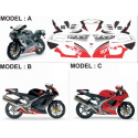 Kit adhésifs Aprilia RSV 1000 - 2003 ADH_APR.RSV1000-03 CLUBPARTS