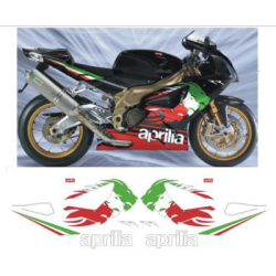 Kit Adhésif Aprilia RSV 1000 TRICOLORE RR DEC00001729 DECALMOTO