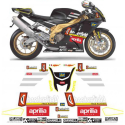 Kit Adhésif Aprilia RSV 1000 CHESTERFIELD BIAGGI replica DEC00000642 DECALMOTO
