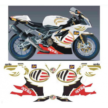 Kit Adhésif Aprilia RSV 1000 MS Moto GP Replica DEC00000169 DECALMOTO