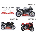 Kit adhésifs Aprilia RSV 1000 R - 2005 - Factory ADH_APR.RSV.1000-R-05.FACTORY CLUBPARTS