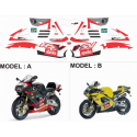 Kit adhésifs Aprilia RSV 1000 R - 2001 D02356 CLUBPARTS