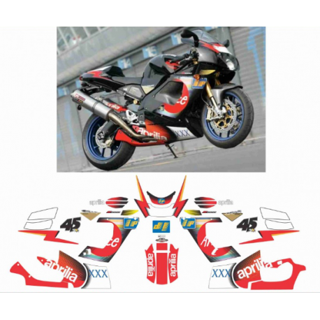 Kit adhésifs Aprilia RSV 1000 R - 2003 - Colin Edwards ADH_APR.RSV1000R-EDW03 CLUBPARTS