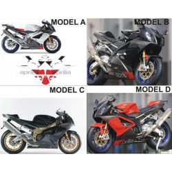 Kit Adhésif Aprilia RSV 1000 R - 2006 D01088 CLUBPARTS