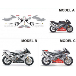 Kit Adhésif Aprilia RSV 1000 R - 2007 D0745 CLUBPARTS