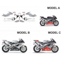 Kit Adhésif Aprilia RSV 1000 R - 2007 D0745 CLUBPARTS
