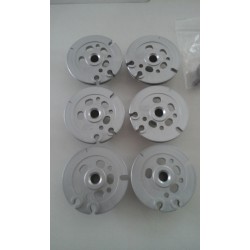 Paire de poulies de valves - Aluminium taillé masse anodisé ALUMINIUM - Aprilia RS 250 / Suzuki RGV 250 - BC ENGINEERING BCVJ...