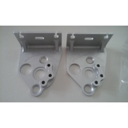 Supports de poulies de valves - Aluminium taillé masse anodisation NATURELLE - Aprilia RS 250 / Suzuki RGV 250 - BC ENGINEERI...