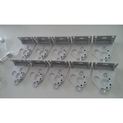 Supports de poulies de valves - Aluminium taillé masse anodisation NATURELLE - Aprilia RS 250 / Suzuki RGV 250 - BC ENGINEERI...
