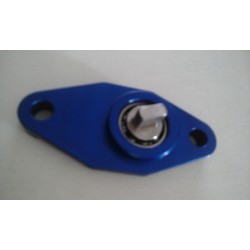 Platine de suppression de pompe à huile avec roulement - Anodisation BLEUE - Aprilia 125 - Rotax 122/123 - BC ENGINEERING BC....