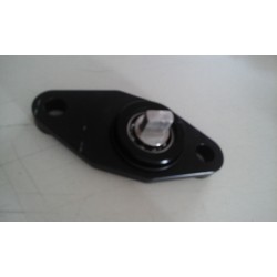 Platine de suppression de pompe à huile avec roulement - Anodisation NOIRE - Aprilia 125 - Rotax 122/123 - BC ENGINEERING BC....