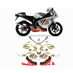 Kit adhésifs Aprilia RS 50 - 2005 - Replica Poggiali ADH_APR.RS50-POGGIALI/05 CLUBPARTS