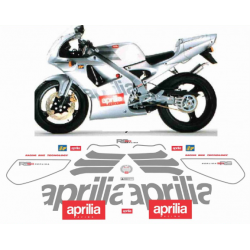 Kit adhésifs Aprilia RS 50 -1996 - Grey  ADH_APR.RS50-GREY/96 CLUBPARTS