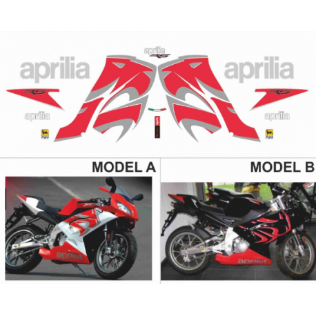 Kit adhésifs Aprilia RS 50 - 2009 ADH_APR.RS50-09 CLUBPARTS