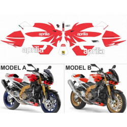 Kit adhésifs Aprilia Tuono 1000 Factory - 2006/2010 ADH_APR.TUONO1000-FACTORY/09 CLUBPARTS