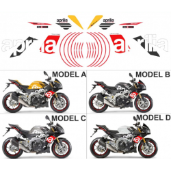 Kit adhésifs Aprilia Tuono 1000 V4 - 2011/2014 - Factory Replica ADH_APR.TUONO1000V4-FACTORY11 CLUBPARTS