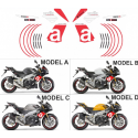 Kit adhésifs Aprilia Tuono 1000 V4 RR - 2011/2014 - Replica ADH_APR.TUONO.1000-V4-RR-11.REPL CLUBPARTS