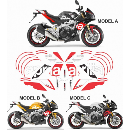 Kit adhésifs Aprilia Tuono 1000 V4 Tail D028180089752181020 CLUBPARTS