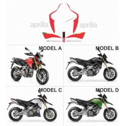 Kit adhésifs Aprilia Dorsoduro 750 - 2010/2011 DEC000001903 DECALMOTO