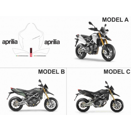 Kit adhésifs Aprilia Dorsoduro 750 - 2012/2013 D01905 CLUBPARTS