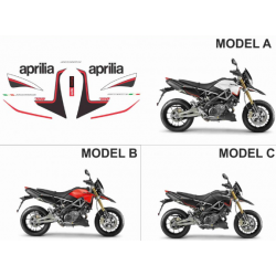 Kit adhésifs Aprilia Dorsoduro 750 2014 DEC000001906 DECALMOTO