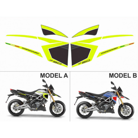 Kit adhésifs Aprilia Dorsoduro 750 - 2015/2018 ADH_APR.DORSODURO750/15 CLUBPARTS