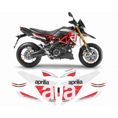 Kit adhésifs Aprilia Dorsoduro 900 - 2018 DEC0000022012 DECALMOTO