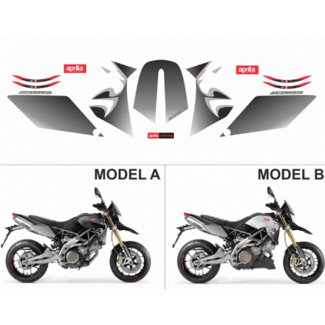 Kit adhésifs Aprilia Dorsoduro Lyon DEC00000220 DECALMOTO