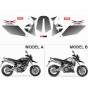Kit adhésifs Aprilia Dorsoduro Lyon DEC00000220 DECALMOTO