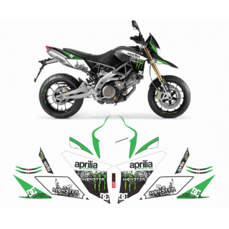 Kit adhésifs Aprilia Dorsoduro Replica Monster DEC000001900004 DECALMOTO