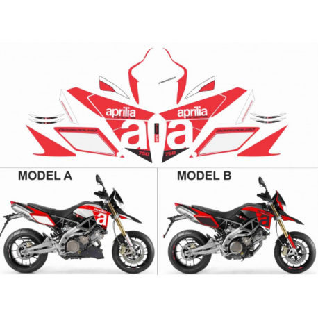 Kit adhésifs Aprilia Dorsoduro Tribute DEC0000022011 DECALMOTO