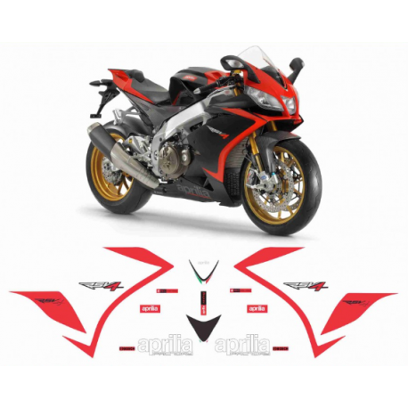 Kit adhésifs Aprilia RSV4 1000 2012-2013 Factory DEC000024991 DECALMOTO