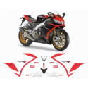 Kit adhésifs Aprilia RSV4 1000 2012-2013 Factory DEC000024991 DECALMOTO