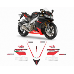 Kit adhésifs Aprilia RSV4 1000 2014 Factory DEC00002336 DECALMOTO