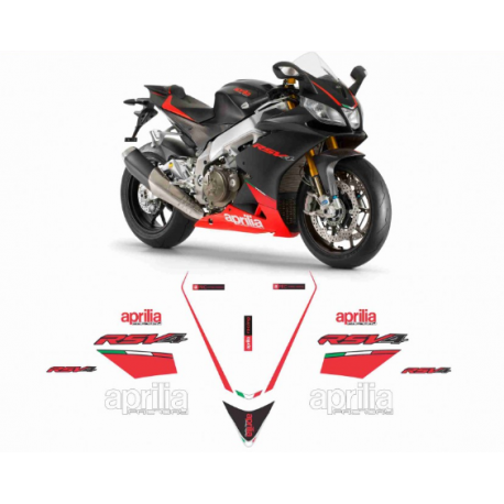 Kit adhésifs Aprilia RSV4 1000 2014 Factory DEC00002336 DECALMOTO