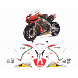Kit adhésifs Aprilia RSV4 1000 replica sbk 2012 world champion DEC0000019467 DECALMOTO