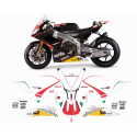 Kit adhésifs Aprilia RSV4 1000 Replica SBK 2013 DEC00001055 DECALMOTO
