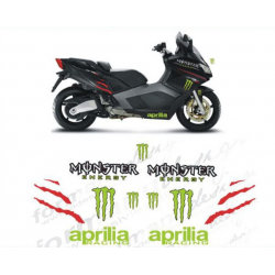 Kit adhésifs Aprilia SRV 850 MONSTER DEC00001566 DECALMOTO