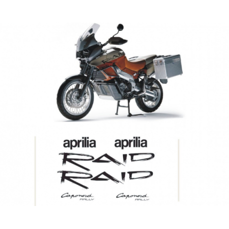 Kit adhésifs Aprilia ETV 1000 CAPONORD RALLY RAID DEC00000190009 DECALMOTO