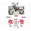 Kit adhésifs Aprilia RX 125 1991 SIX DAYS DEC000002370 DECALMOTO