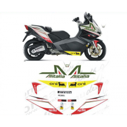 Kit adhésifs Aprilia SRV 850 ALITALIA SBK TRIBUTE DEC00000652 DECALMOTO