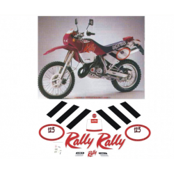 Kit adhésifs Aprilia TUAREG 125 1991 RALLY DEC00002413 DECALMOTO